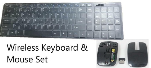 Schwarze kabellose tastatur - schwarze,