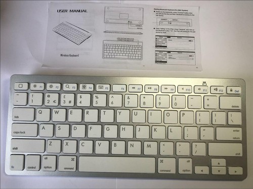 Weiß silber kabellose - weiß/silber,
